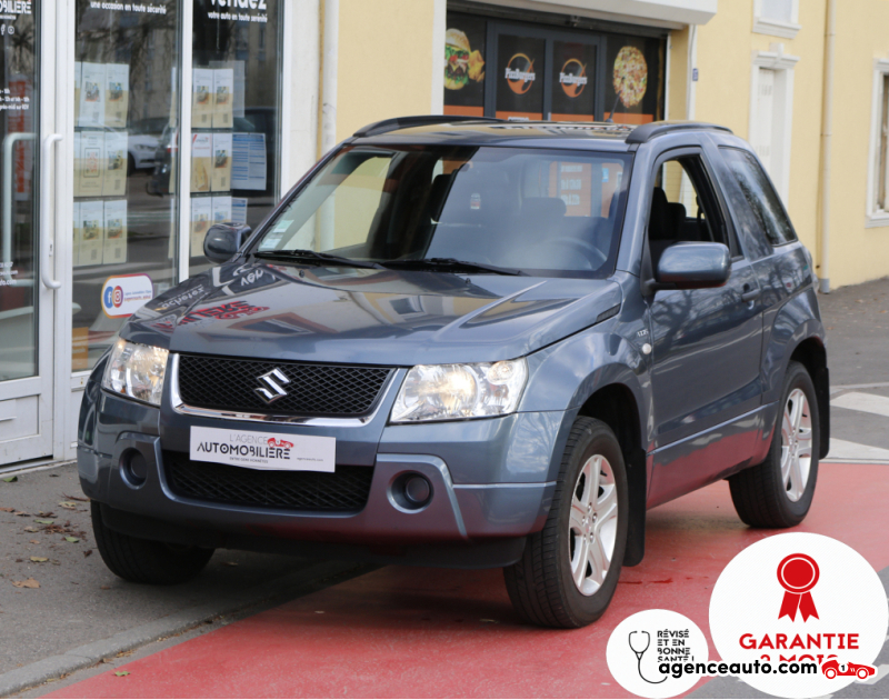 Compra de Coches Usados, Coches Usados Baratos %'|'% Agence Auto Suzuki Grand Vitara II 1.9 DDIS 129 4WD 3 Portes (Attelage, Distribution faites, Carnet...) Gris Año 2006 Manuelle Diesel